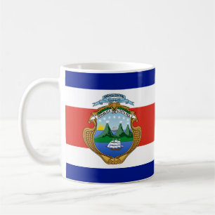 Caneca De Café Costa Rica (casaco de armas/bandeira)