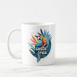 Caneca De Café Costa Rica Parrot Coffee Mug