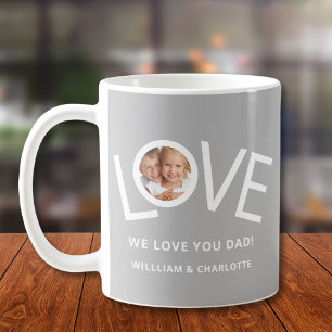 Caneca De Café Costumamos amar-te a Cinza de fotografias de Pai