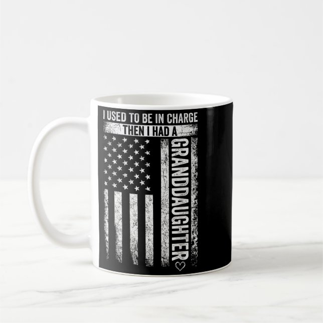 Caneca De Café Costumava Estar No Comando Tinha Uma Netinha Vinta (Esquerda)