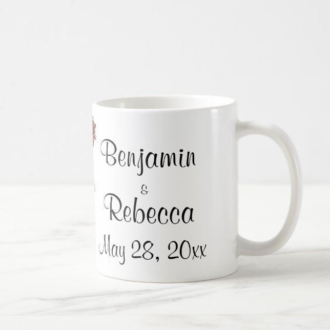 Caneca De Café Costume do casal de recem casados (Direita)