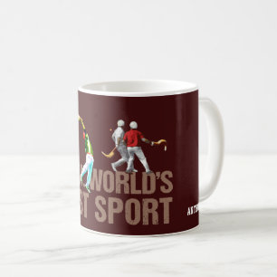 Caneca De Café Costume, esporte Basque Jai Alai/logotipo de Cesta