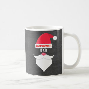 Caneca De Café Costume favorito do pai do papai noel engraçado d