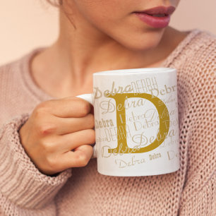 Caneca De Café Costume inicial de D