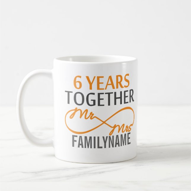 Caneca De Café Costume, Sr. e Sra. 6 (Esquerda)