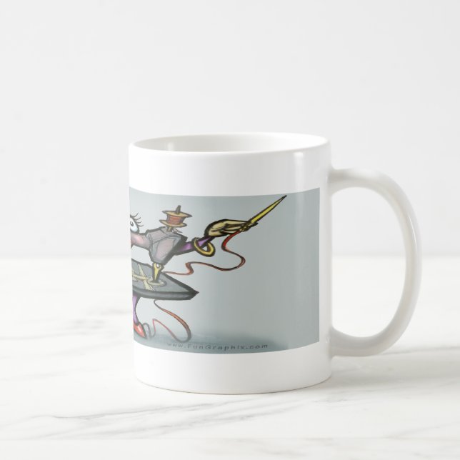 Caneca De Café Costura (Direita)