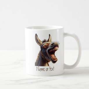 Caneca De Café Costura de Burro Burro de Burro de Burro com Diver