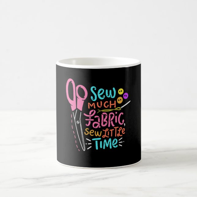 Caneca De Café Costura Engraçada - Pouca Tecido (Centro)