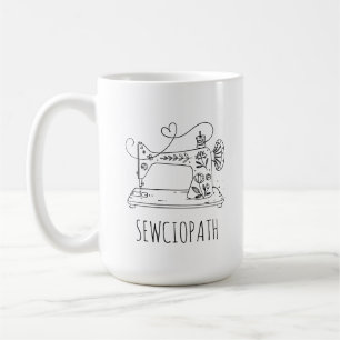 Caneca De Café Costura Engraçada, Presente de Quilting, Amante da