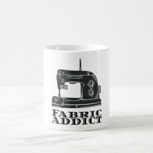 Caneca De Café Costura - Tecido