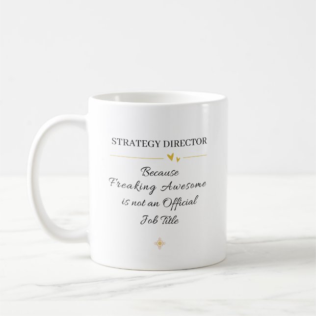 Caneca De Café Cota da Diretoria de Estratégia (Esquerda)