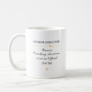 Caneca De Café Cota da Diretoria Sênior