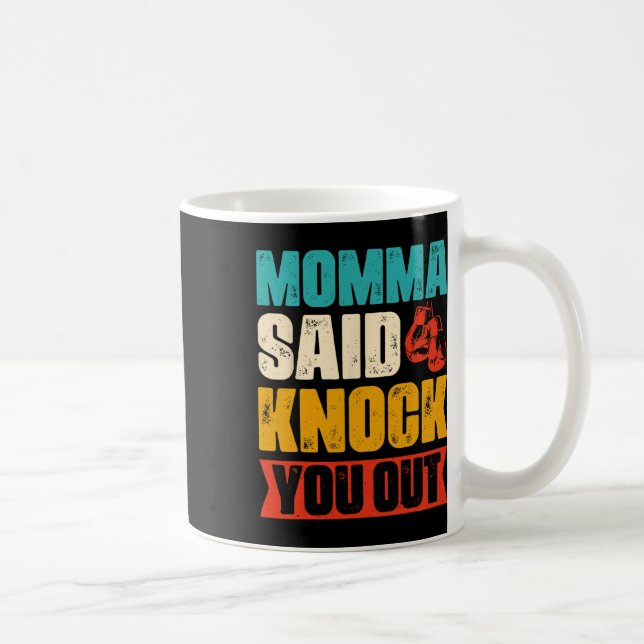Caneca De Café Cota de Boxote Retro Funny (Direita)