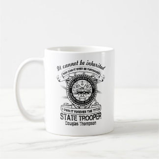 Caneca De Café Cota de Crachá de Agente de Estado Personalizada