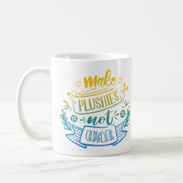 Caneca De Café Cota de Paz de Gradiente Azul Amarelo para Esmagad