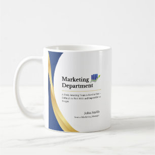 Caneca De Café Cota de Promoção do Departamento de Marketing Pers
