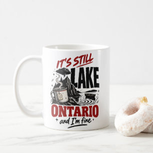 Caneca De Café Cota Ontario Citação "Ainda é o Lago Ontario"