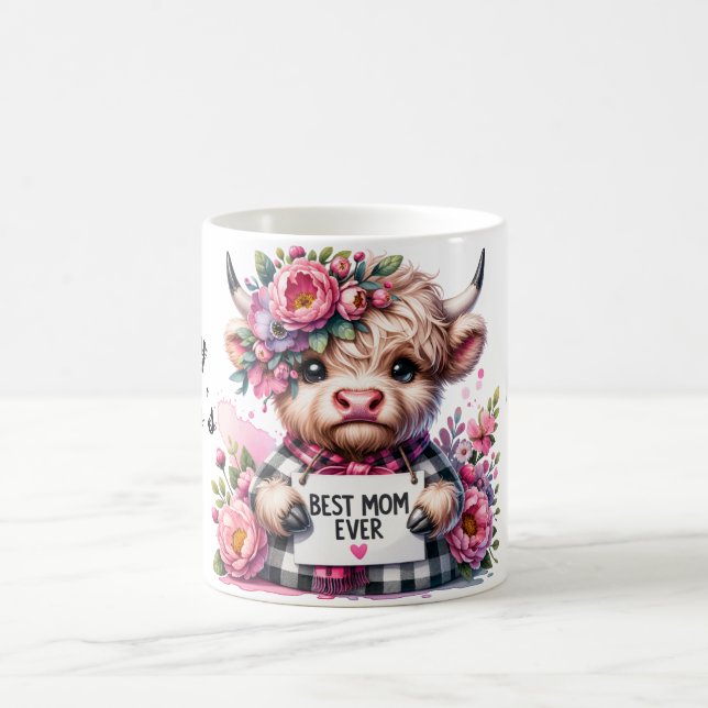 Caneca De Café Cota/Vaca de Dia de as mães Personalizado (Centro)