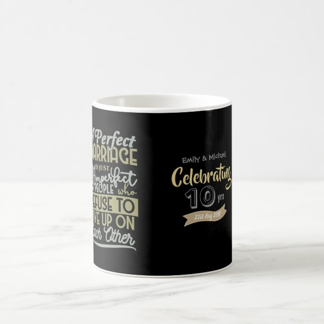 Caneca De Café COTAÇÃO DE Aniversário Personalizado - QUALQUER AN (Centro)