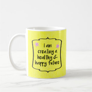 Caneca De Café Cotação de Motivação de Objetivos de Malhaçã