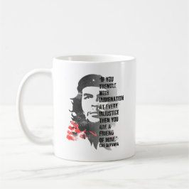 Caneca De Café Cotação Política Vintage Revolucionária de Che Gue