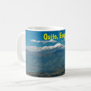 Caneca De Café Cotopaxi vulcão & Quito, Equador