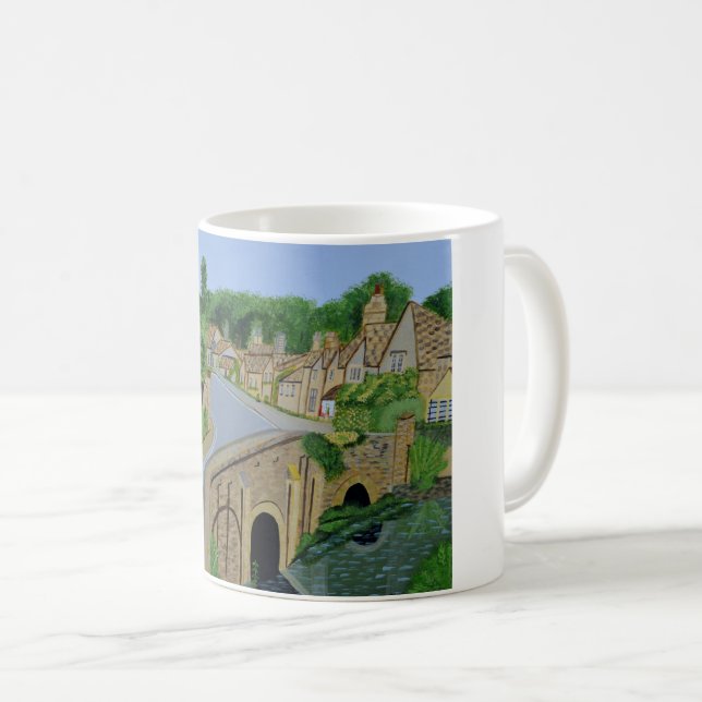 Caneca De Café Cotswolds Inglaterra (Frente Esquerda)
