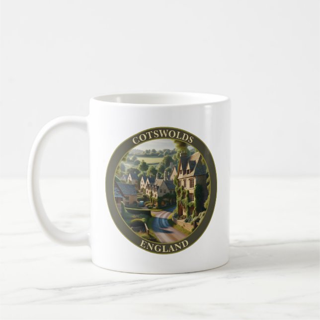 Caneca De Café Cotswolds Inglaterra Reino Unido (Esquerda)