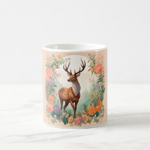 Caneca De Café Cottagecore Deer