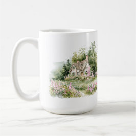 Caneca De Café Cottagecore Watercolor Mug