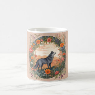 Caneca De Café Cottagecore Wolf