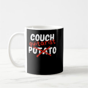 Caneca De Café Couch Guitarista, Não Uma Batata