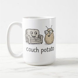 Caneca De Café Couch Potato