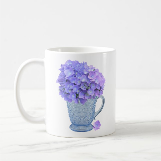 Caneca De Café Country Hydrangea Mug (Esquerda)