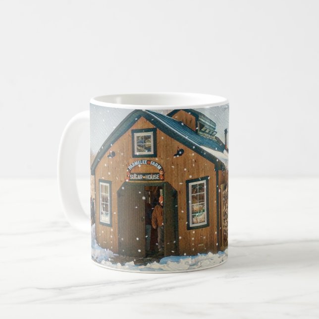 Caneca De Café Country Maple Sugar House (Frente Esquerda)