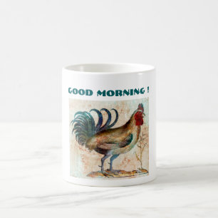 Caneca De Café Country Rooster