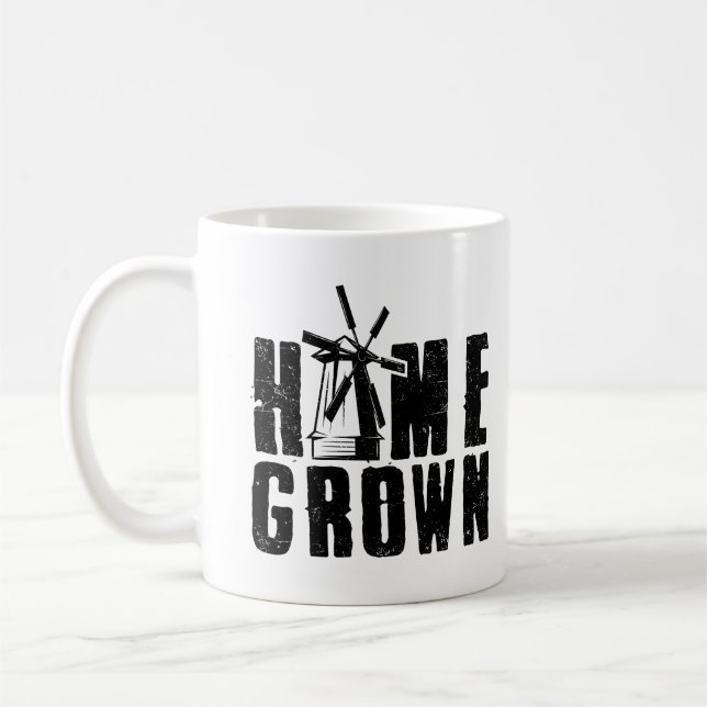 Caneca de Café Country Silo Farmhouse Caseira (Esquerda)