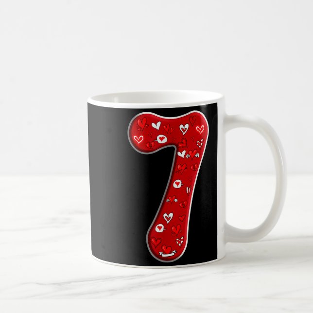 Caneca De Café Couple Costume Duo 67 Meme Six Seven Number 7 Vale (Direita)