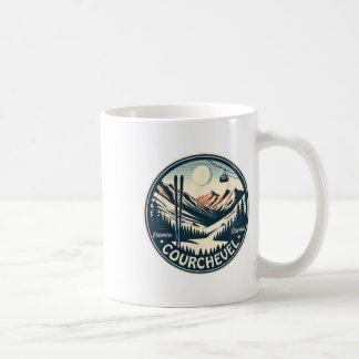 Caneca De Café Courchevel Ski Trip E Snowboard Em Francês