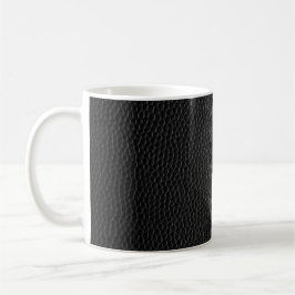 Caneca De Café Couro de Cobra Preto