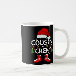 Caneca De Café Cousin Crew Kids Primos Família de Natal