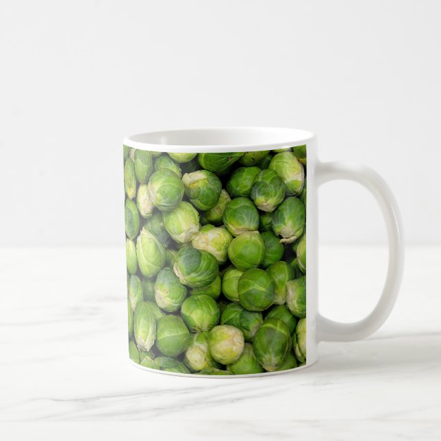 Caneca De Café Couves de Bruxelas (Direita)
