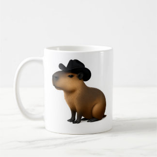 Caneca De Café Cowboy Capabara