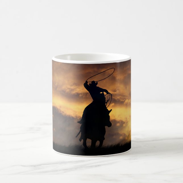 Caneca De Café Cowboy Corse Roping Mug (Centro)