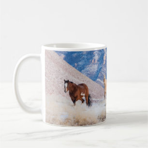 Caneca De Café Cowboy Horse Drive no Hideout Ranch