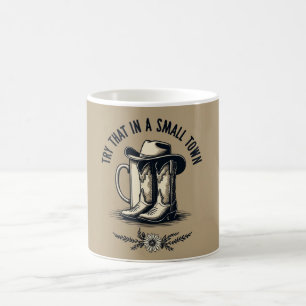 Caneca De Café Cowboy Minimalista Mug