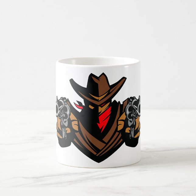 Caneca De Café Cowboy Outlaw Café Mug (Criador carregado)