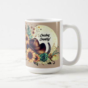 Caneca De Café Cowboy País Russo Western Mug