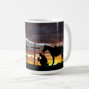 Caneca De Café Cowboy Prayer Café Mug