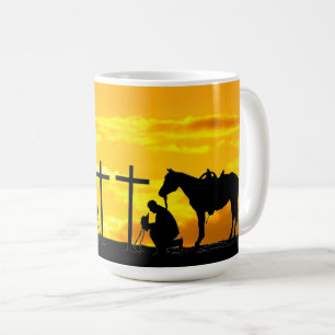 Caneca De Café Cowboy Prayer Café Mug
